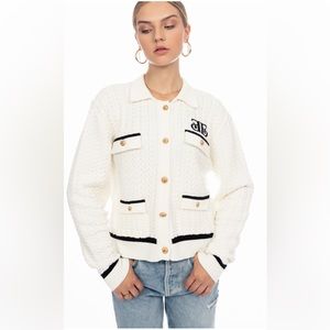 EllandEm Sold Out Coco Knit Jacket/Cardigan Sweater XL